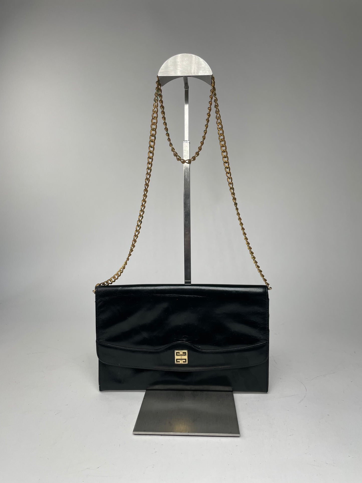 Vintage  Givenchy 4G Leather Bag black