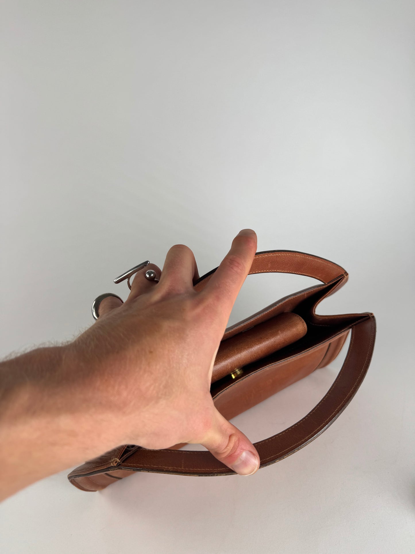 Vintage Givenchy Antigona Leather Bag Brown