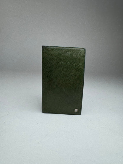 Vintage Givenchy Leather Card Holder Green