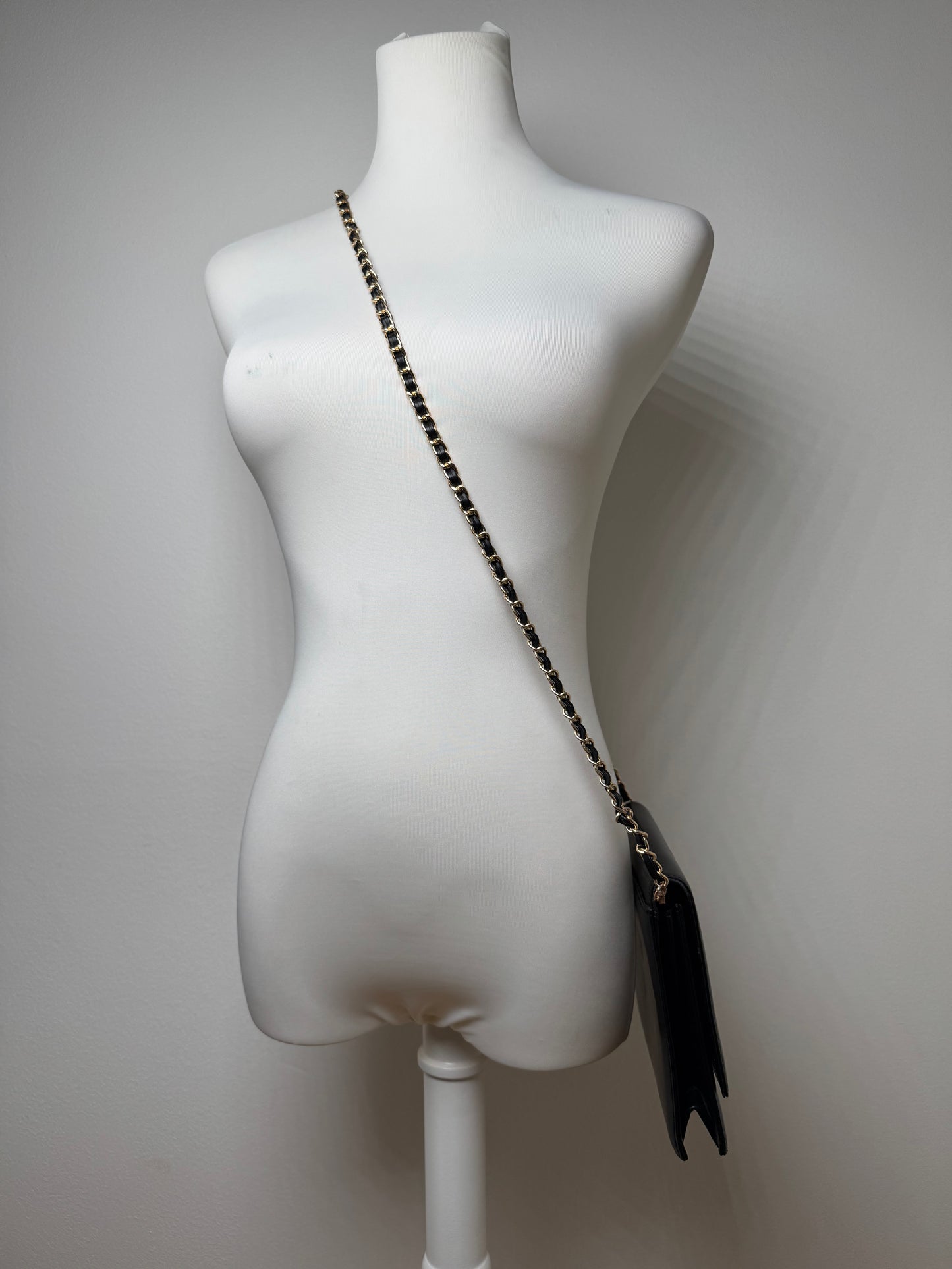 Vintage Givenchy Whip Bag Leather Black