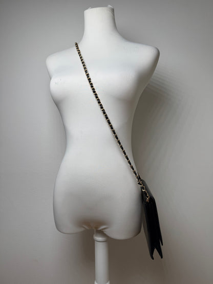 Vintage Givenchy Whip Bag Leather Black