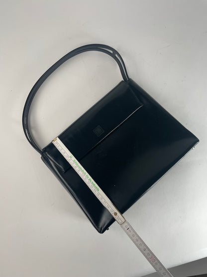 Vintage  Givenchy 4G Patent Leather Bag Black