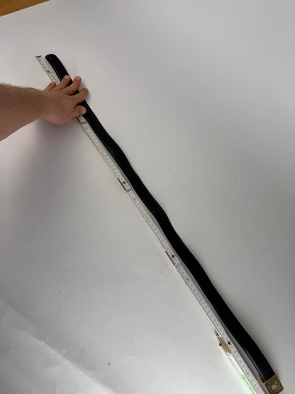 Vintage Burberry London Leather Belt black