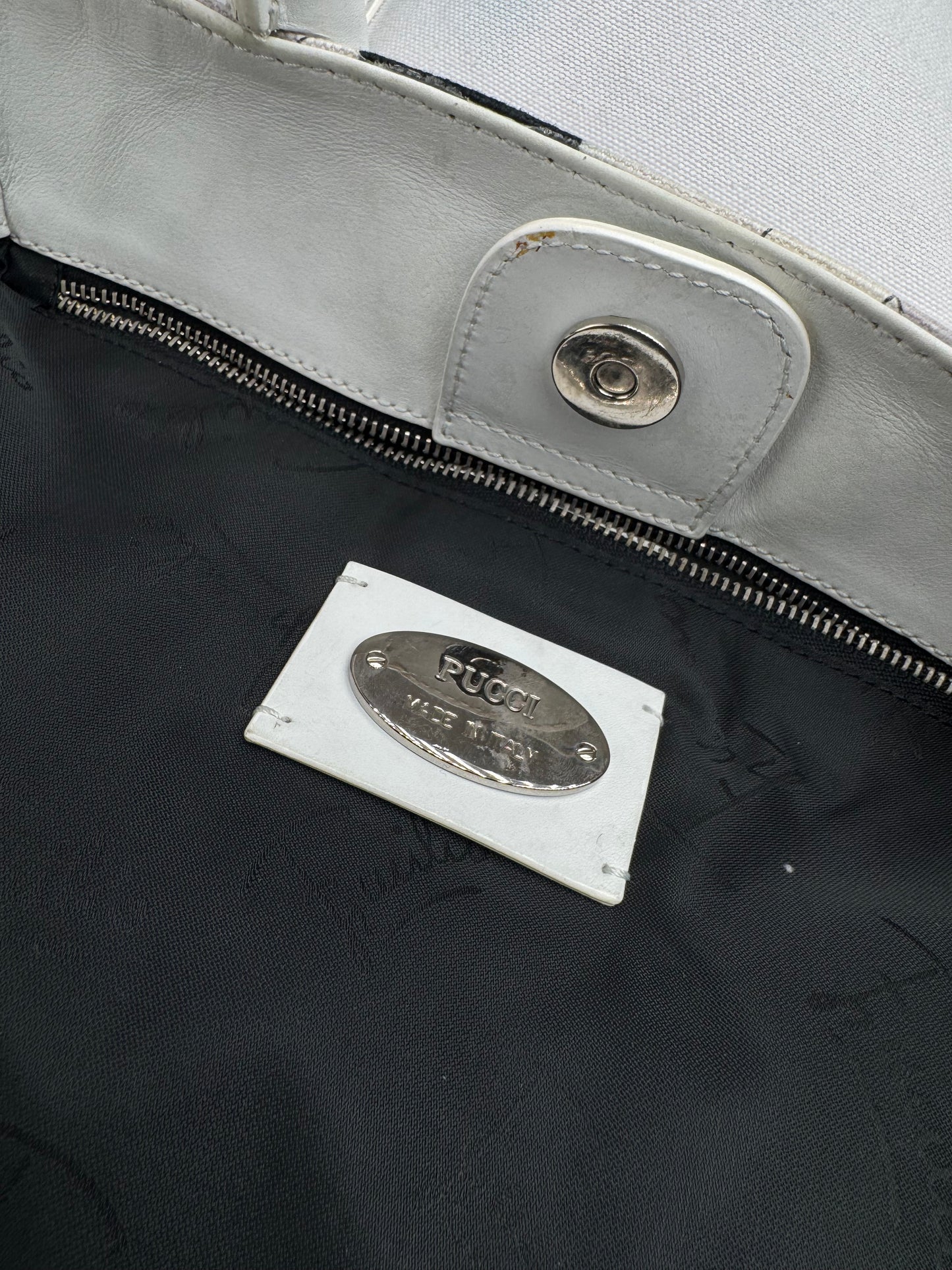 Vintage Emilio Pucci Bag White