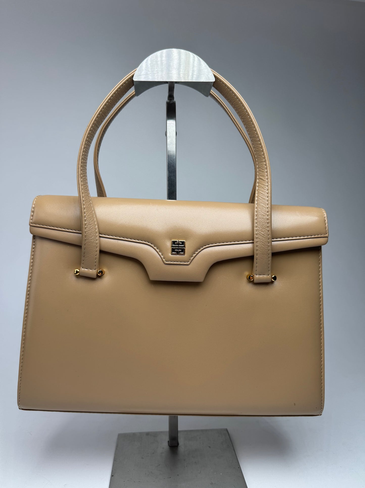 Vintage Givenchy 4G leather Bag caramel Brown