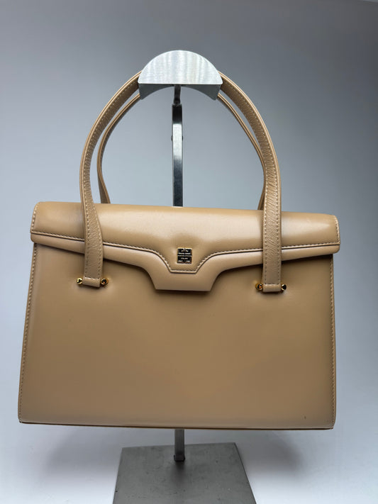 Vintage Givenchy 4G leather Bag caramel Brown