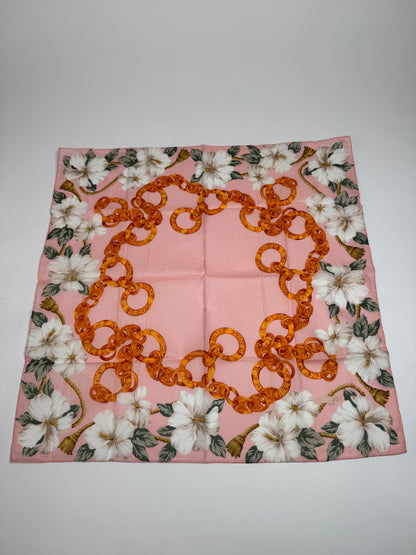 Vintage Celine Paris Silk/Canvas Scarf