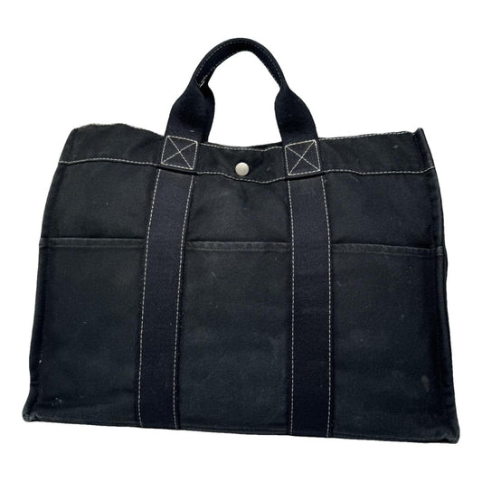 Hermès Black Cotton Handbag image 1