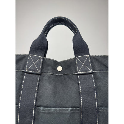 Hermès Black Cotton Handbag image 3