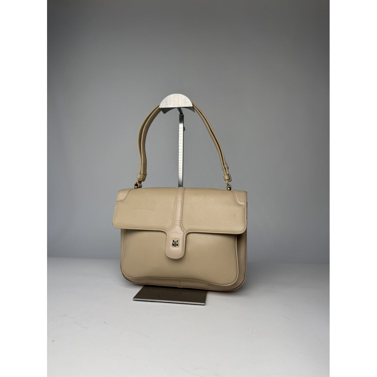 Givenchy 4G Beige Leather Handbag image 4