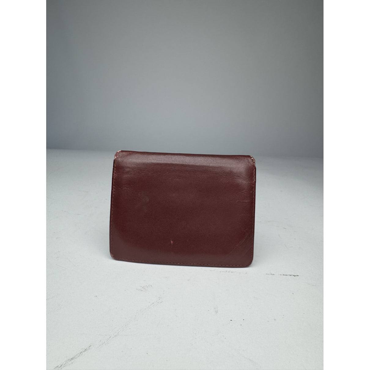 Cartier Burgundy Leather Purse image 2