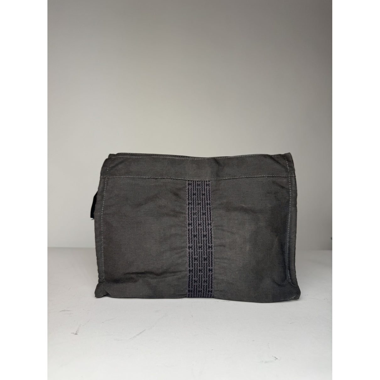 Hermès Black Polyester Clutch Bag image 4