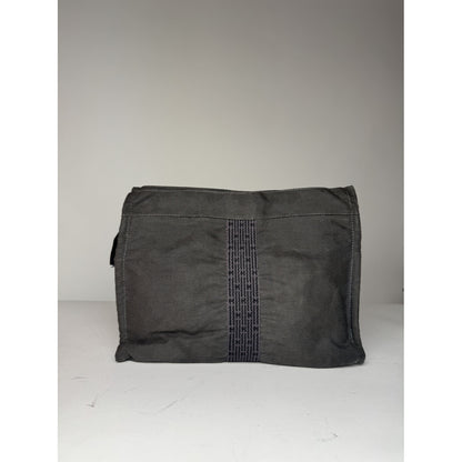 Hermès Black Polyester Clutch Bag image 4