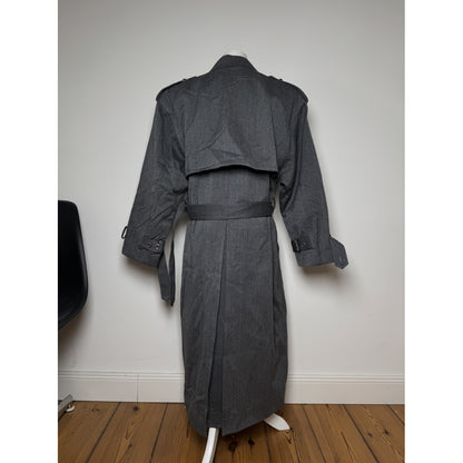Courrèges Anthracite Wool Trench Coat image 4