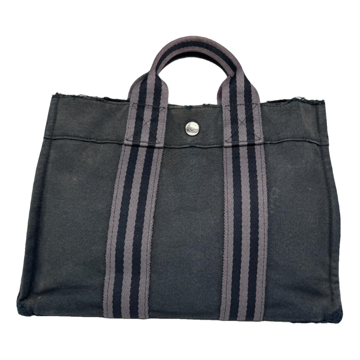 Hermès Black Cotton Handbag image 1