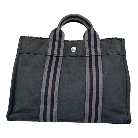 Hermès Black Cotton Handbag image 1