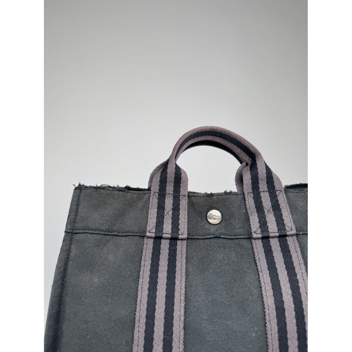 Hermès Black Cotton Handbag image 4