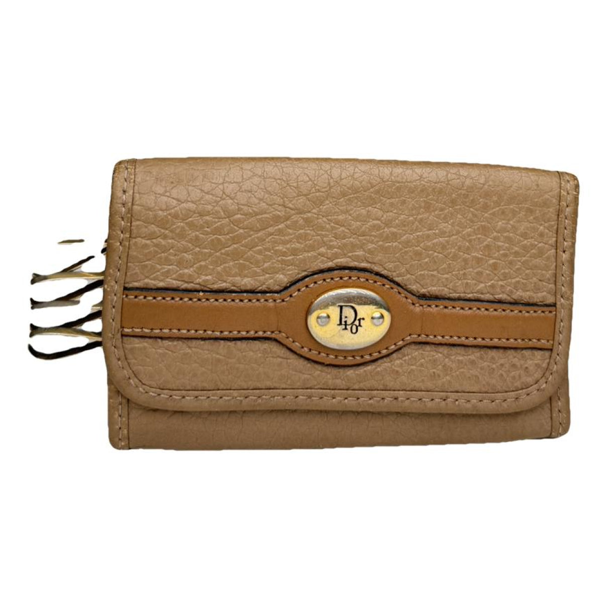 Dior Beige Leather Purse image 1