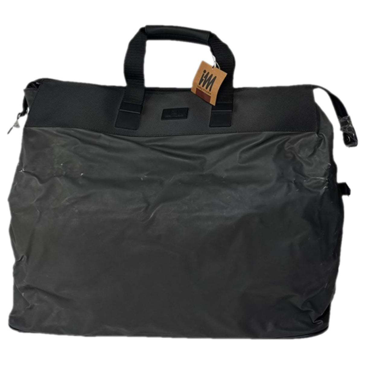 Issey Miyake Black Vegan Leather Travel Bag image 1