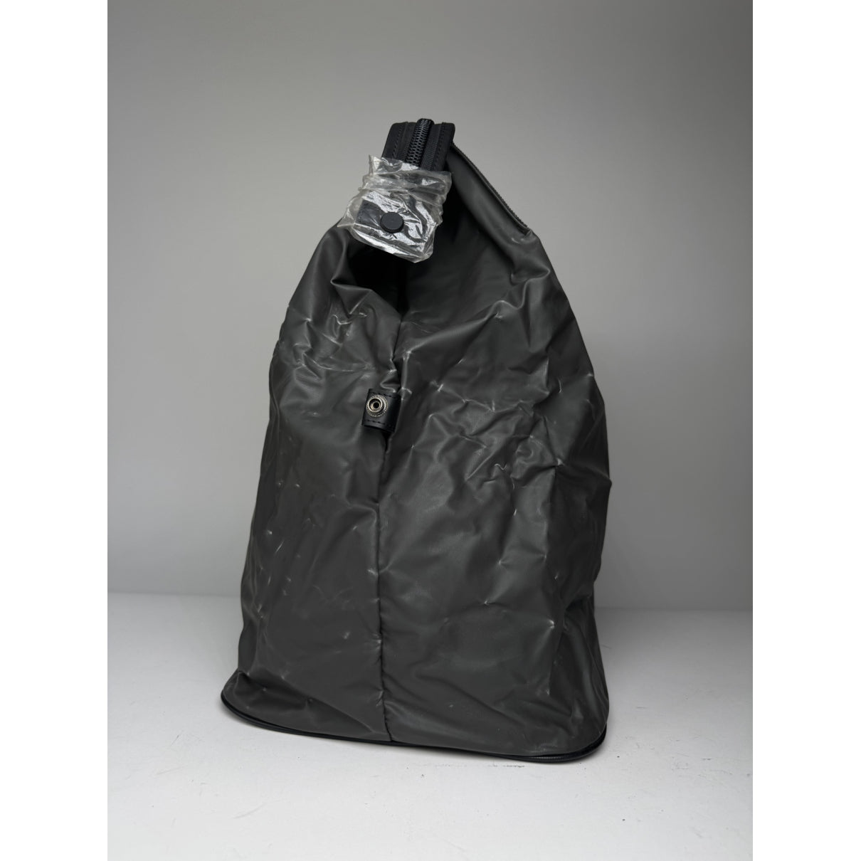 Issey Miyake Black Vegan Leather Travel Bag image 2