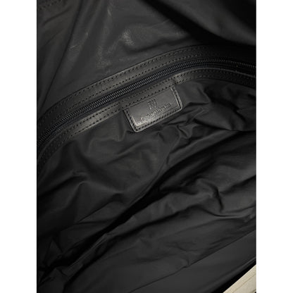 Issey Miyake Black Vegan Leather Travel Bag image 4