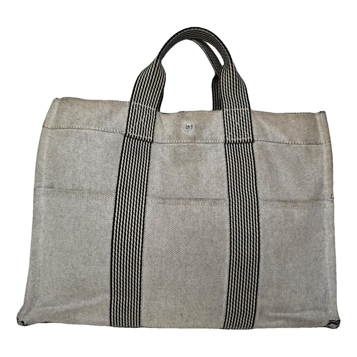 Hermès Beige Cotton Handbag image 1