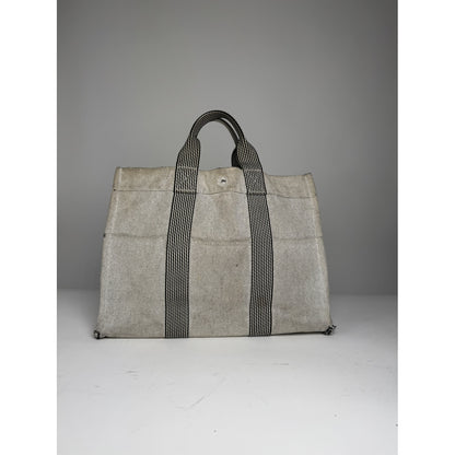 Hermès Beige Cotton Handbag image 5