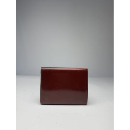 Cartier Burgundy Patent Leather Wallet image 2