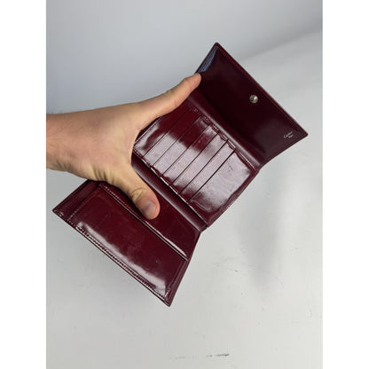 Cartier Burgundy Patent Leather Wallet image 5