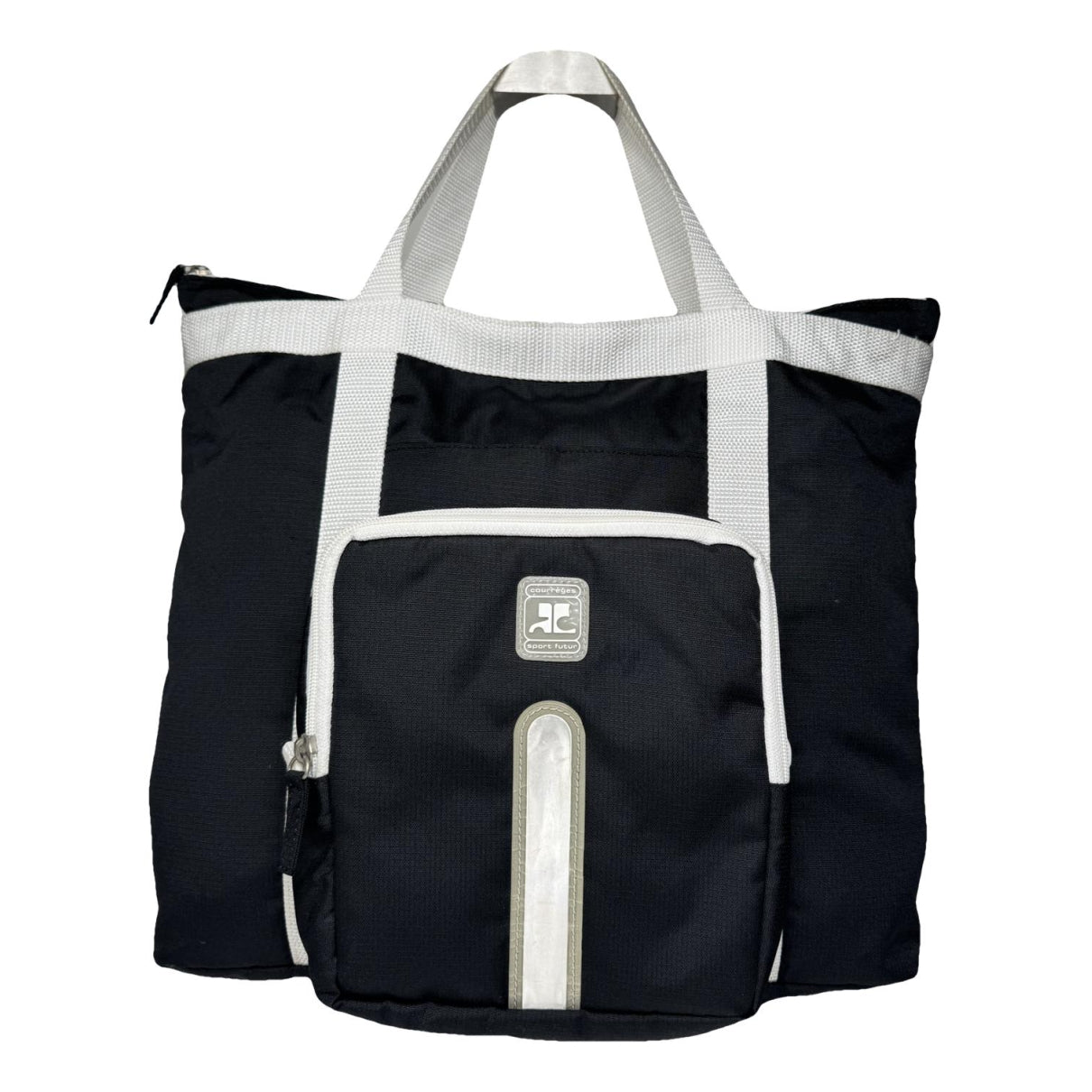 Courrèges Black Cotton Handbag image 1