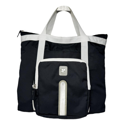 Courrèges Black Cotton Handbag image 1