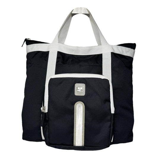 Courrèges Black Cotton Handbag image 1