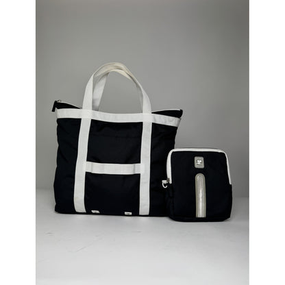 Courrèges Black Cotton Handbag image 2