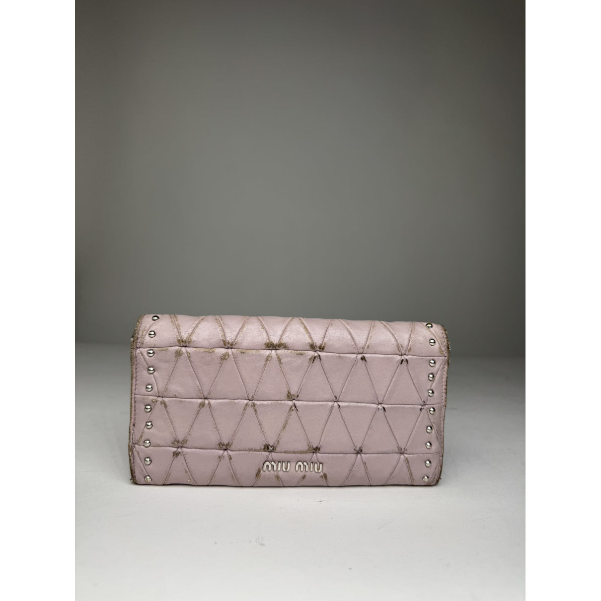 Miu Miu Purple Leather Wallet image 2