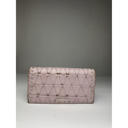 Miu Miu Purple Leather Wallet image 2