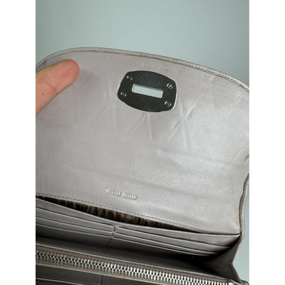 Miu Miu Purple Leather Wallet image 4