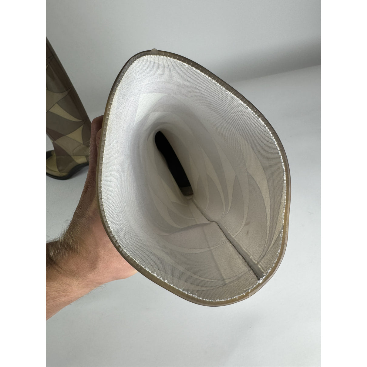 Emilio Pucci Brown Vegan Leather Boot image 2