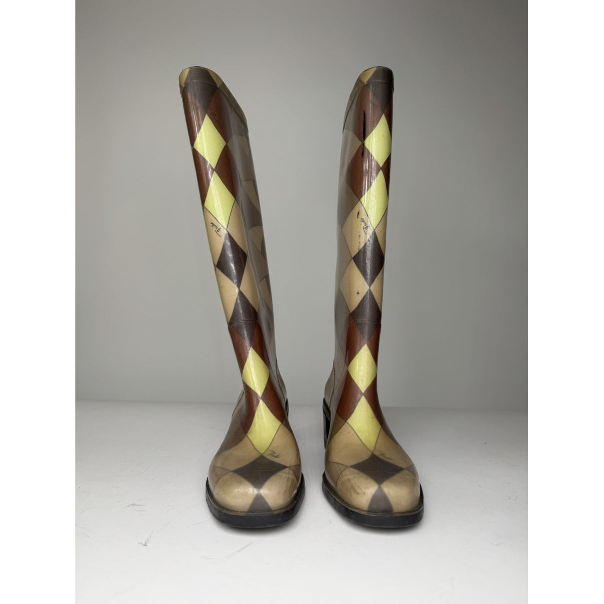 Emilio Pucci Brown Vegan Leather Boot image 4