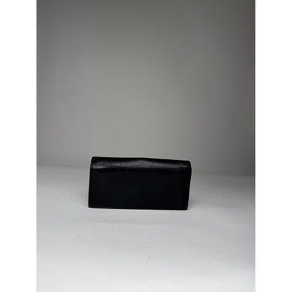 Celine Triomphe Black Leather Wallet image 2