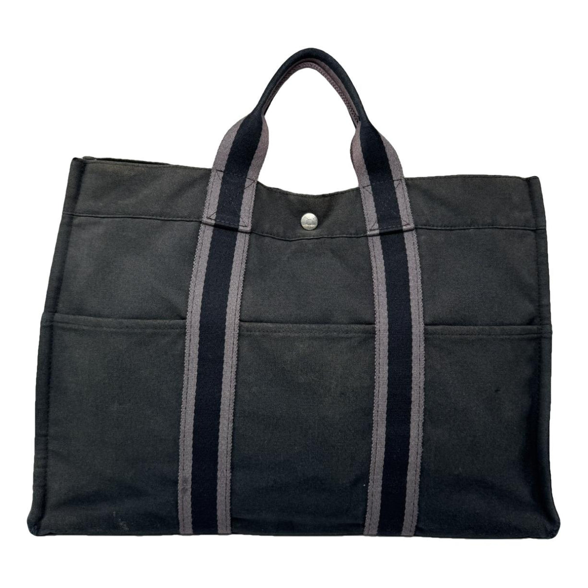 Hermès Black Cotton Handbag image 1