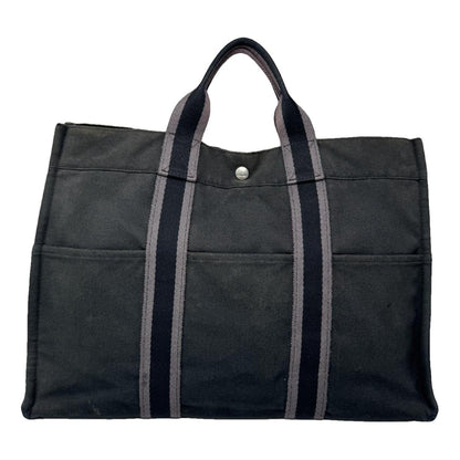 Hermès Black Cotton Handbag image 1