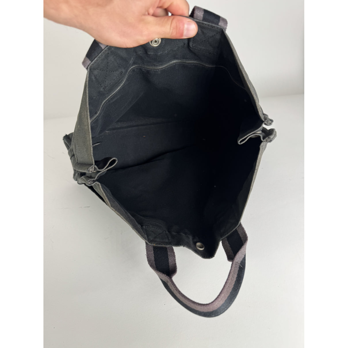 Hermès Black Cotton Handbag image 2