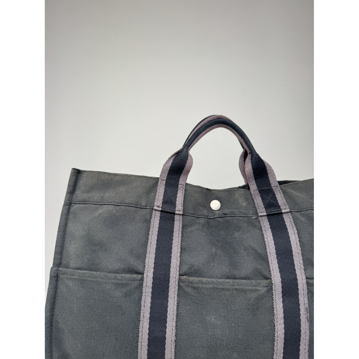 Hermès Black Cotton Handbag image 3