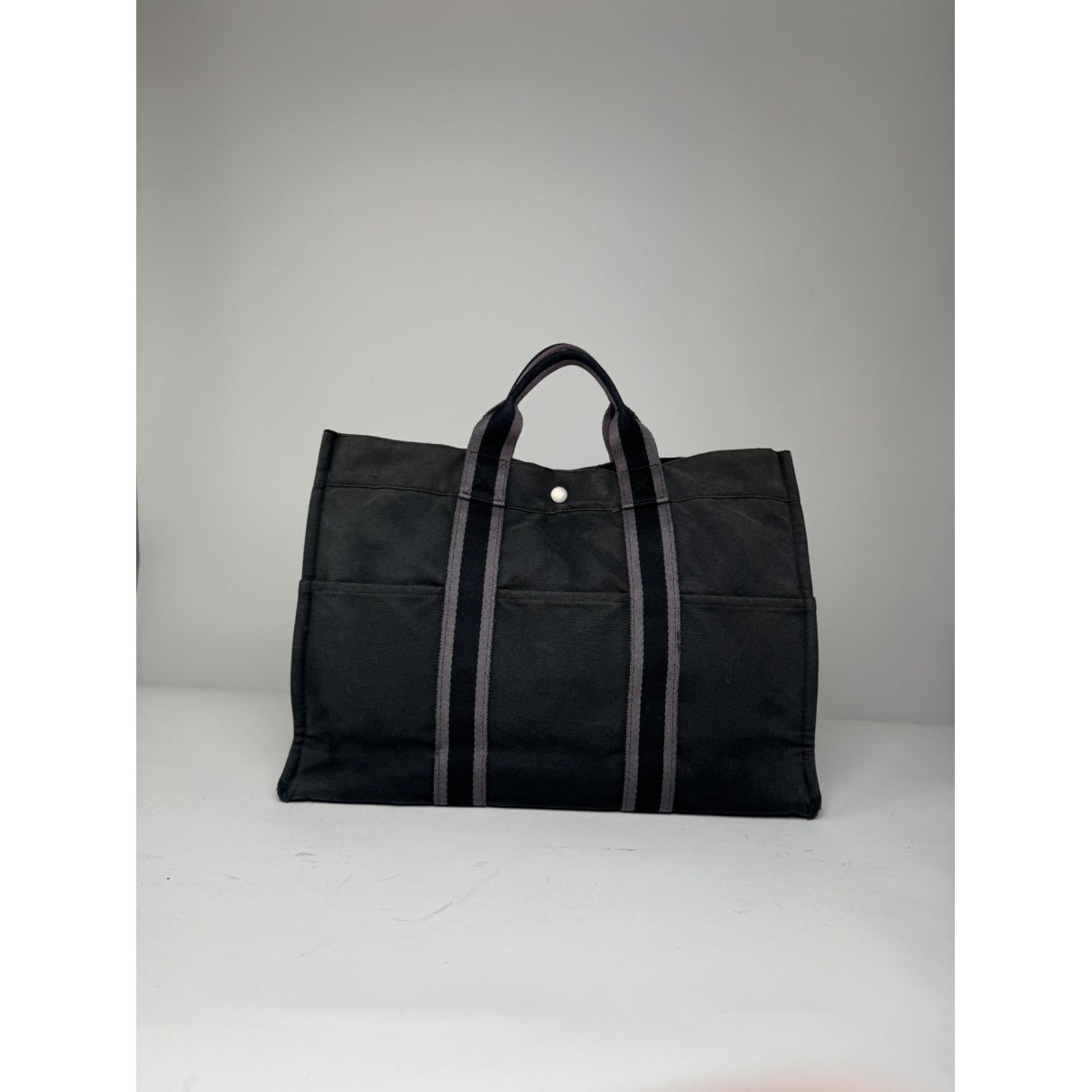 Hermès Black Cotton Handbag image 5