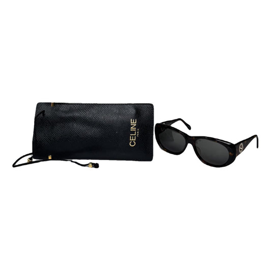 Celine Black Plastic Sunglasses image 1