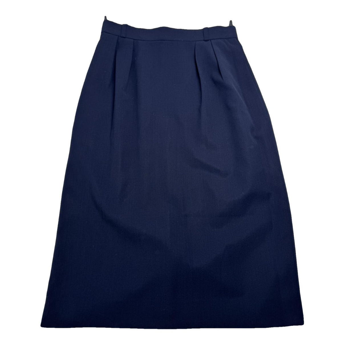 Dior Navy Wool Skirt image 1