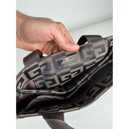 Givenchy 4G Brown Cotton Handbag image 4