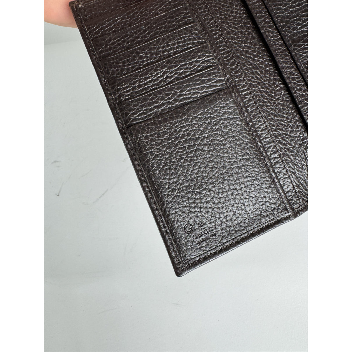 Gucci GG Blooms Brown Leather Wallet image 5