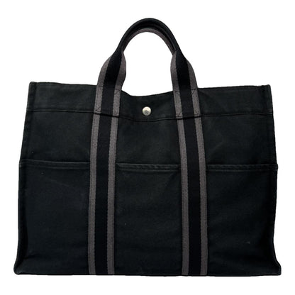 Hermès Black Cotton Handbag image 1