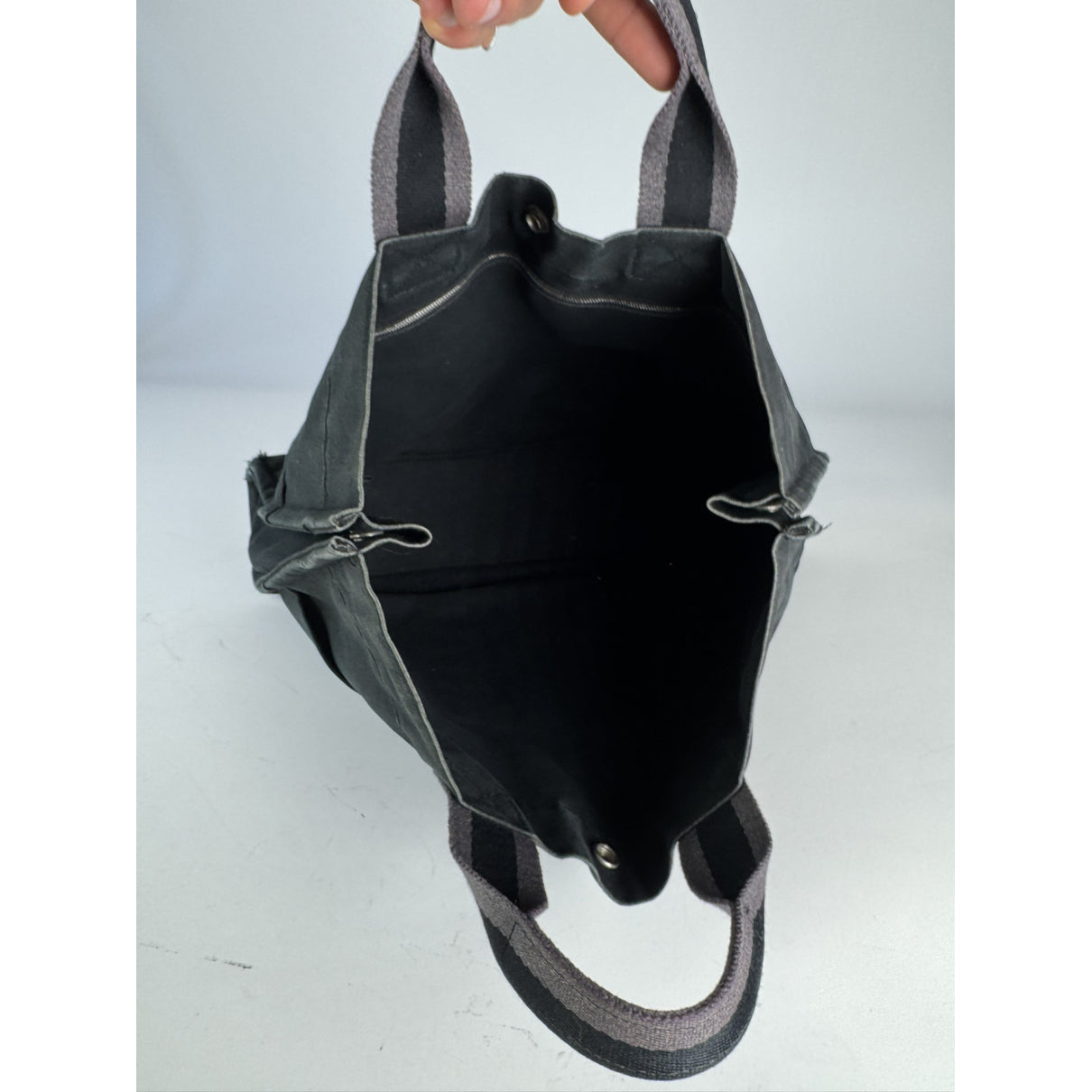 Hermès Black Cotton Handbag image 2